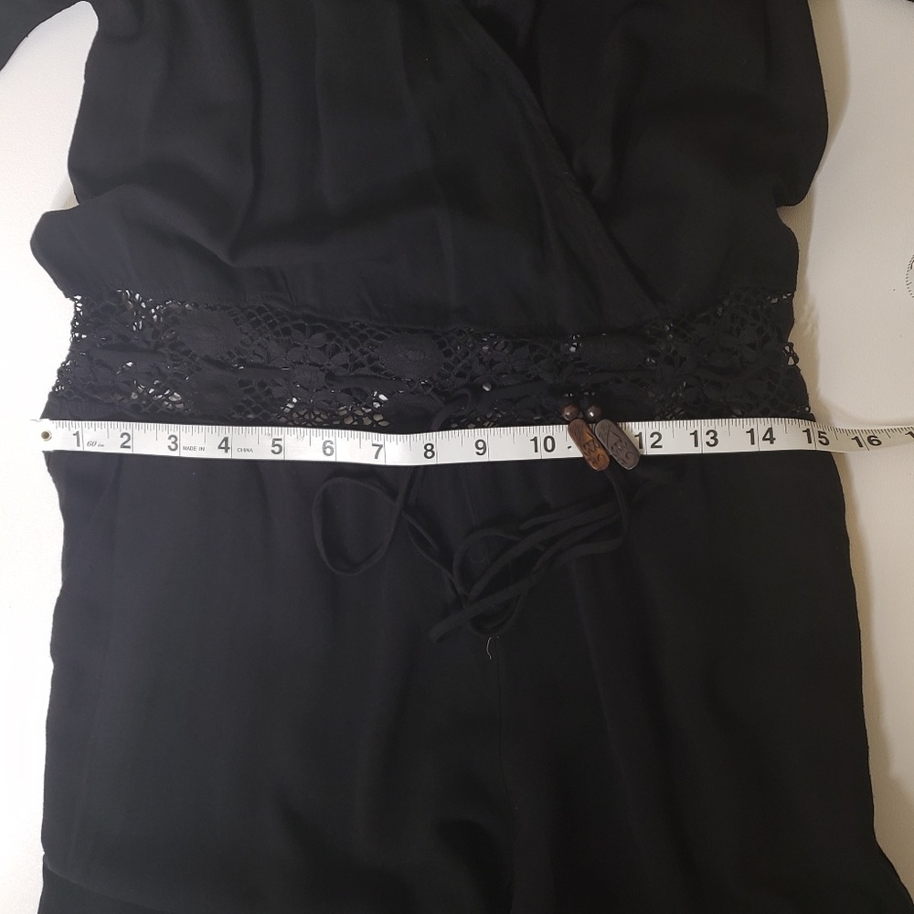 MIJO Michelle Jonas Jumpsuit Crochet Black S - Picture 3 of 8